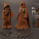 Illustration for article titled Glowing Eyes and Tiny Cloaks Make These Detailed Jawa Figures Perfect